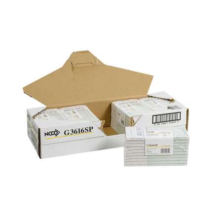 National Checking National Checking Guest Check 16 Line 1 Part Green Shrink Wrap, PK5000 G3616SP